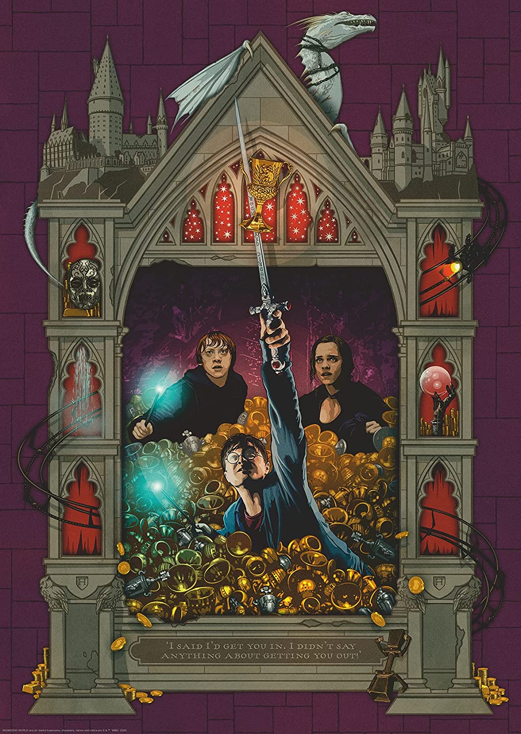 DMG Ravensburger Harry Potter - Deathly Hallows 2 (1000pcs) (DAMAGED BOX)