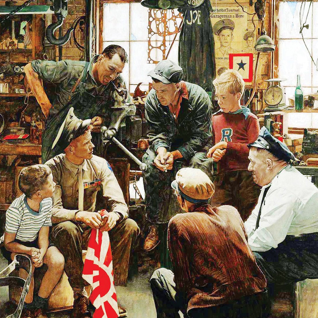 DMG Saturday Evening Post - Homecoming Marine, Norman Rockwell (1000pcs) (DAMAGED BOX)