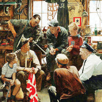 DMG Saturday Evening Post - Homecoming Marine, Norman Rockwell (1000pcs) (boîte endommagée)