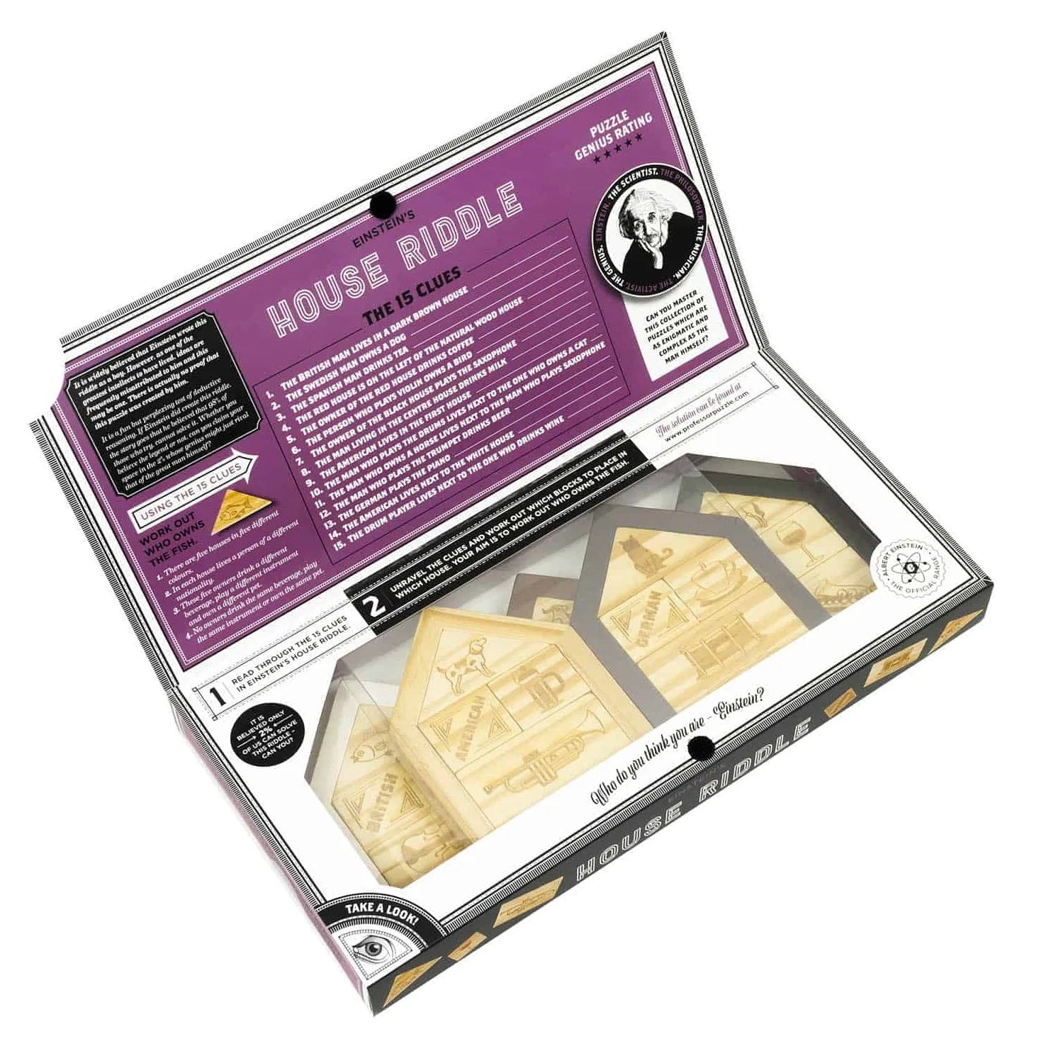 PFG L'énigme de la maison d'Einstein (Utilisation/Utilisé - PUZZLES FOR GOOD)