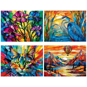 Stained Glass Multipack (4 x 500pcs)