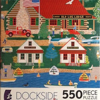 PFG Dockside - Old Log Lodge (550pcs) (Usage/Used - PUZZLES FOR GOOD)