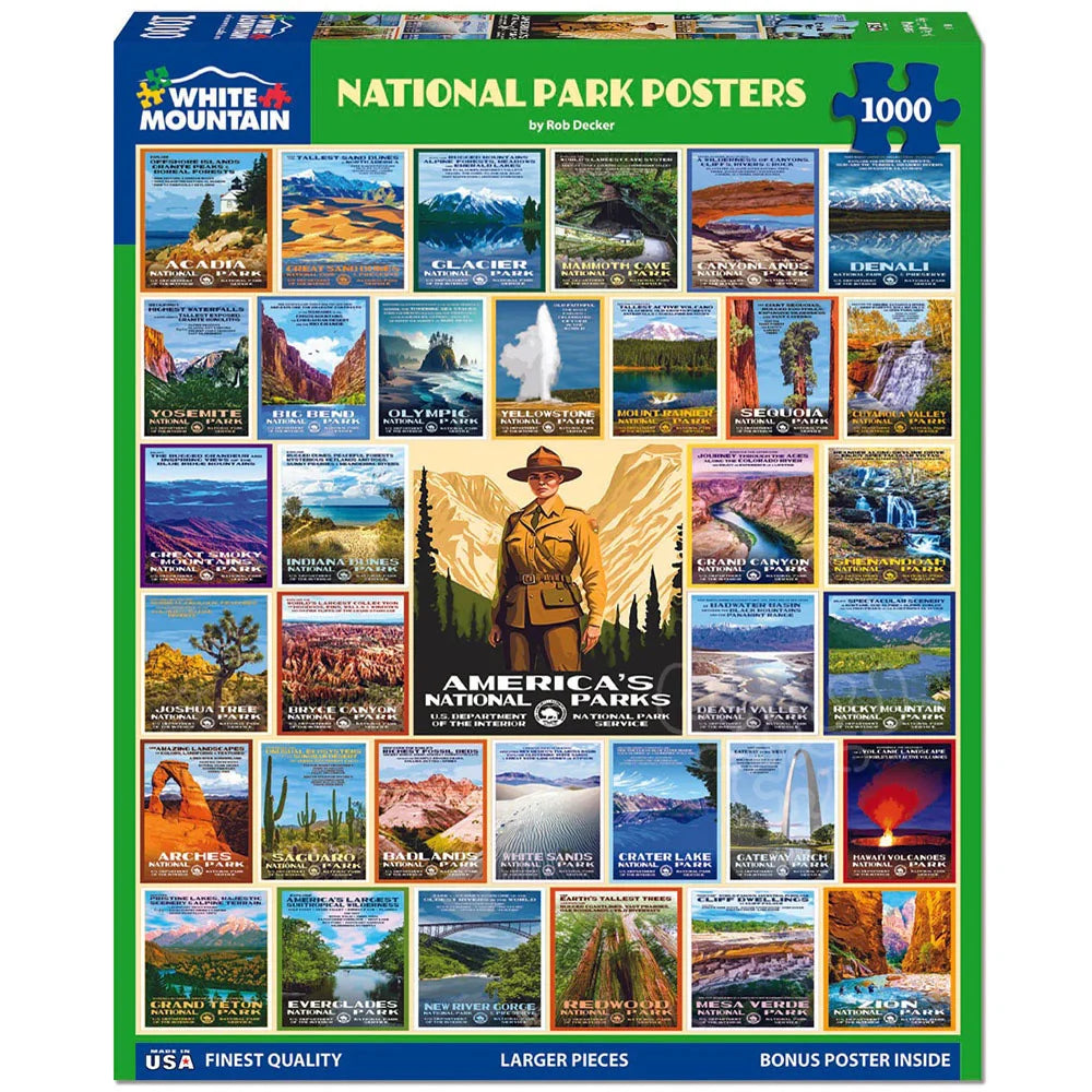 National Park Posters (1000pcs)