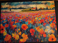 PFG Flower Fields, Netherlands (1000pcs) (Usage/Used - PUZZLES FOR GOOD)