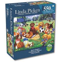 PFG Sports Puppies (550pcs) (utilisation / utilisée - puzzles pour de bon)