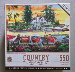PFG Country Escapes - Millionaire's Row (550pcs) (Usage/Used - PUZZLES FOR GOOD)