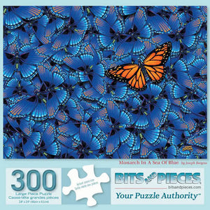PFG Monarch in a Sea of Blue (Usage/Used - PUZZLES FOR GOOD)