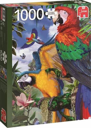 PFG Pretty Parrots (1000pcs) (Usage/Used - PUZZLES FOR GOOD)