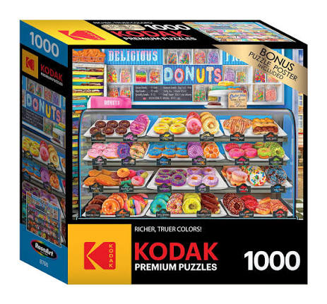 PFG Kodak - Delicious Donuts Daily (1000pcs) (Usage/Used - PUZZLES FOR GOOD)