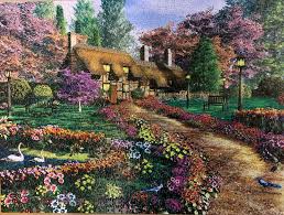 PFG Call of the Blue Jay, Caplyn Dor (1000pcs) (Usage/Used - PUZZLES FOR GOOD)