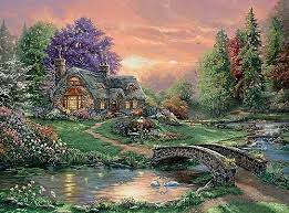 DMG Silver Select - Sweetheart Retreat, Thomas Kinkade (1000pcs) (DAMAGED BOX)