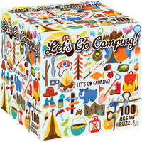 Amusant au soleil - allons camper! Cube Puzzle (100pcs)