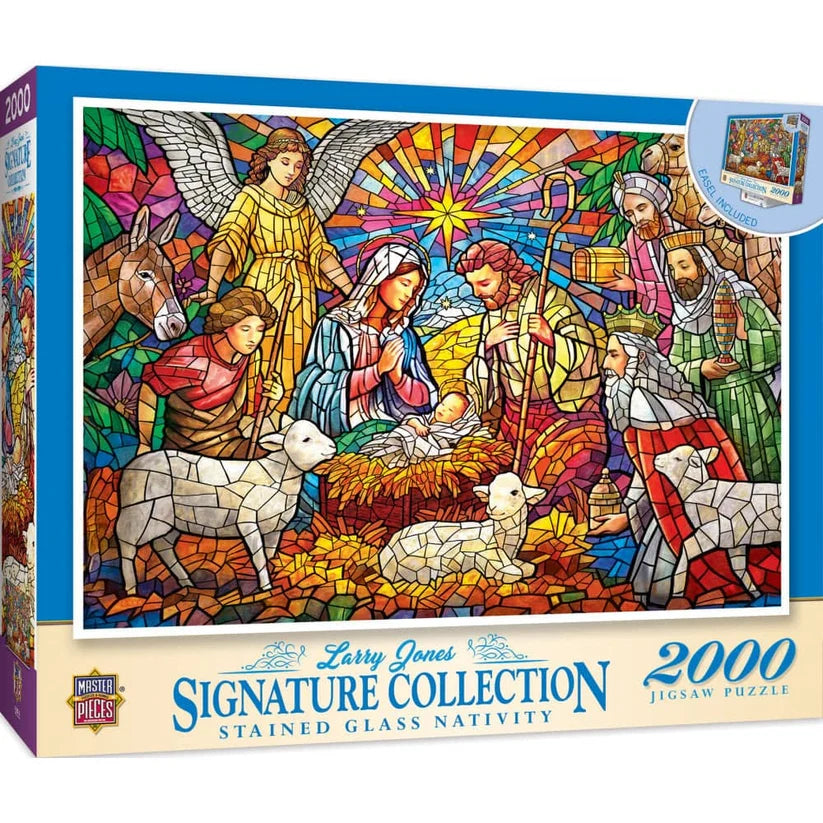 Signature Collection - Stained Glass Nativity (2000pcs)