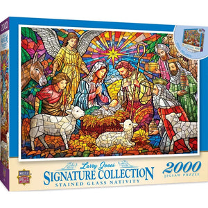 Signature Collection - Stained Glass Nativity (2000pcs)