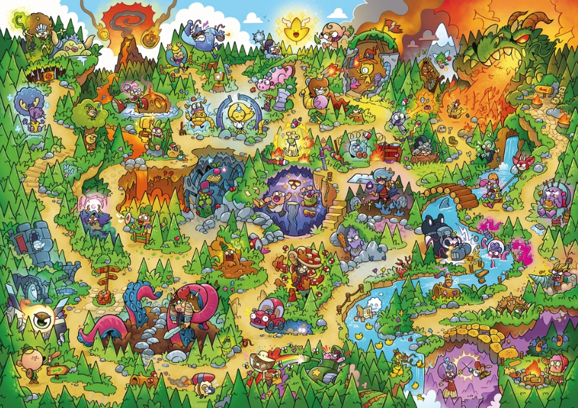 Jamie Smart's Hero Slam - Adventure Through the Enchanted Forest (200 large pcs)
