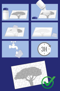 Gale de puzzle de gabarit et de puz (420 ml)