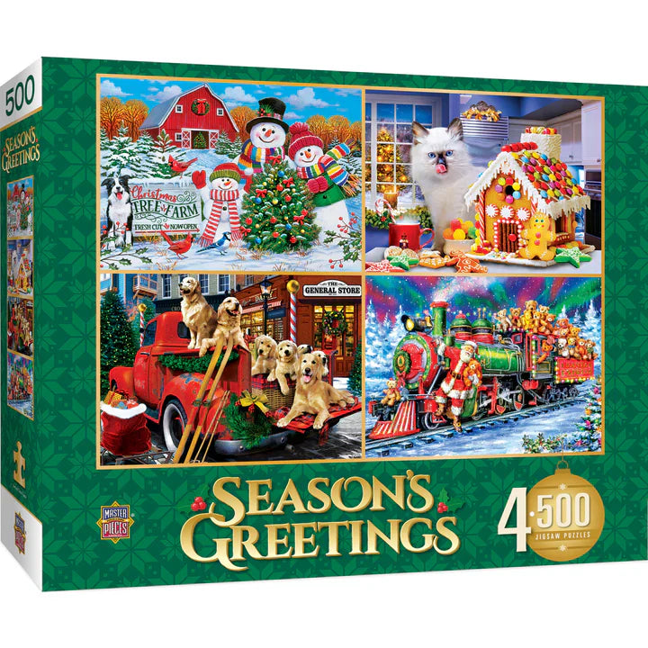 DMG Seasons Greetings - Holiday 4- Pack (4x500pcs) (DAMAGED BOX)