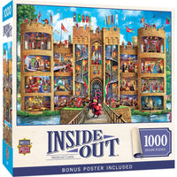 Inside Out - château médiéval, Steve Crisp (1000pcs)