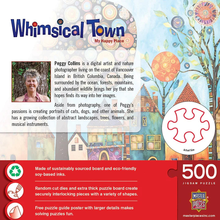 Whimsical Town - My Happy Place, Peggy Collins (500pcs)