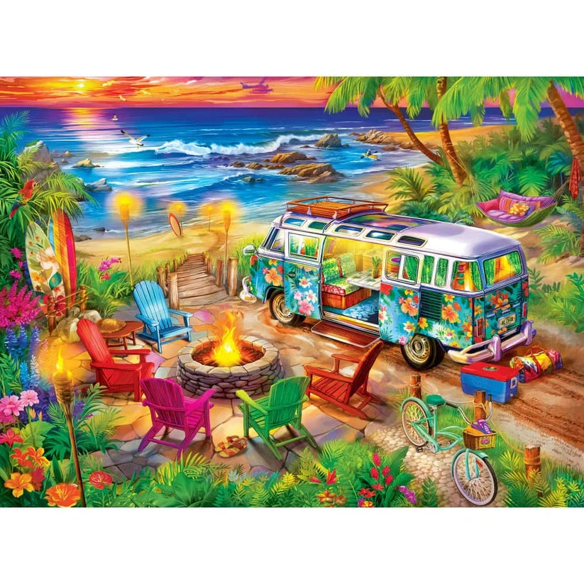 Seek & Find - Beach Bum Bliss (1000pcs) (Glow in the Dark)