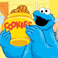 Sesame Street - Cookie Monster Cube Puzzle (25pcs)