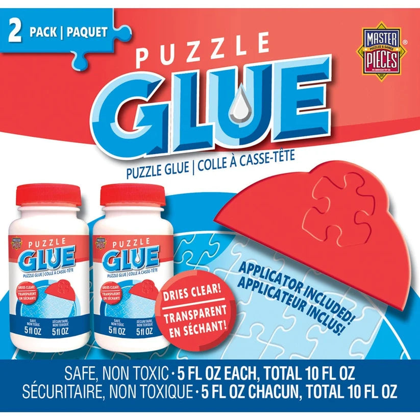 2-Pack Puzzle Glue with Applicator