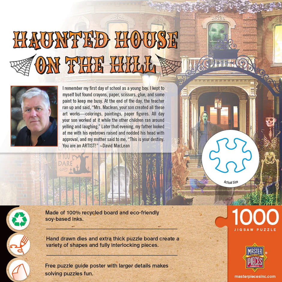 PFG Haunted House on the Hill, David MacLean (1000pcs) (Usage/Used - PUZZLES FOR GOOD)