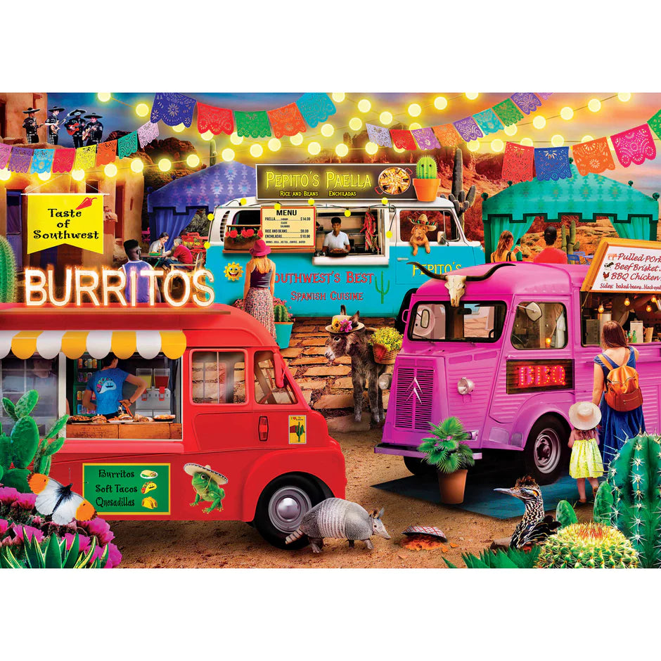 Food Truck Round-up - Taste of the Southwest, Karen Burke (1000pcs)