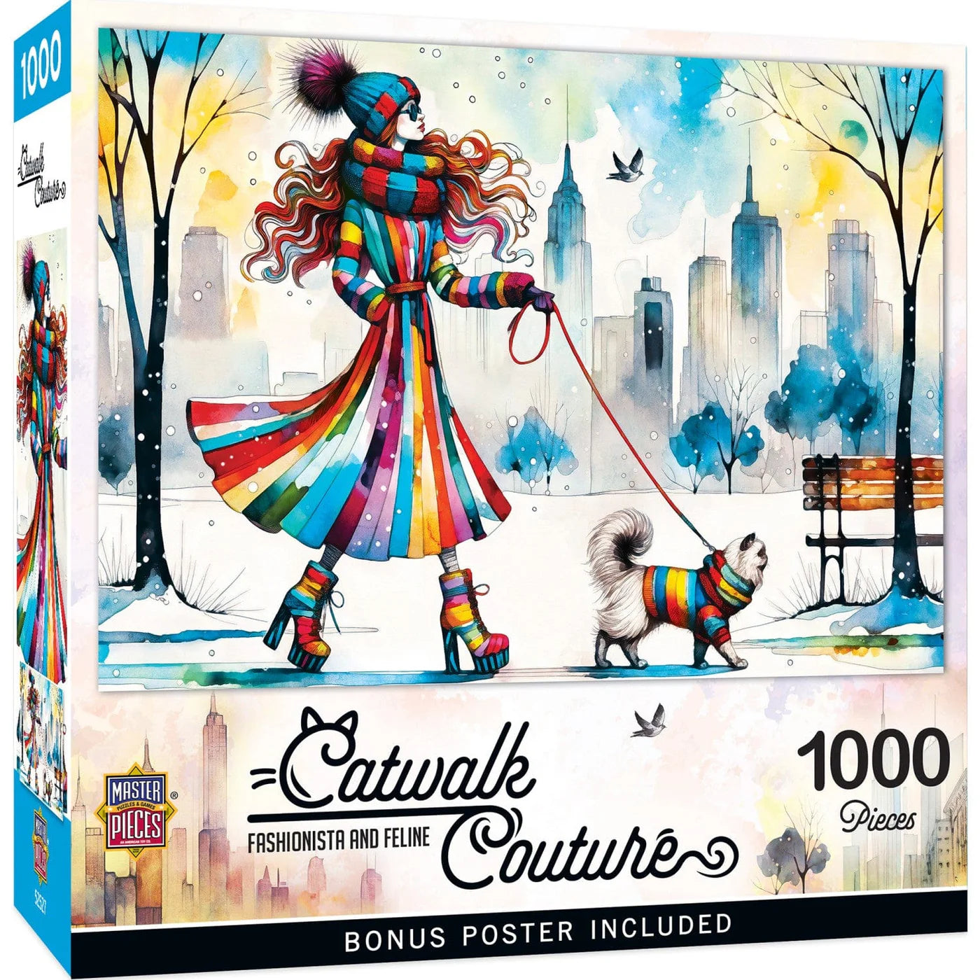 Catwalk Couture - Fashionista and Feline, Peggy Collins (1000pcs)