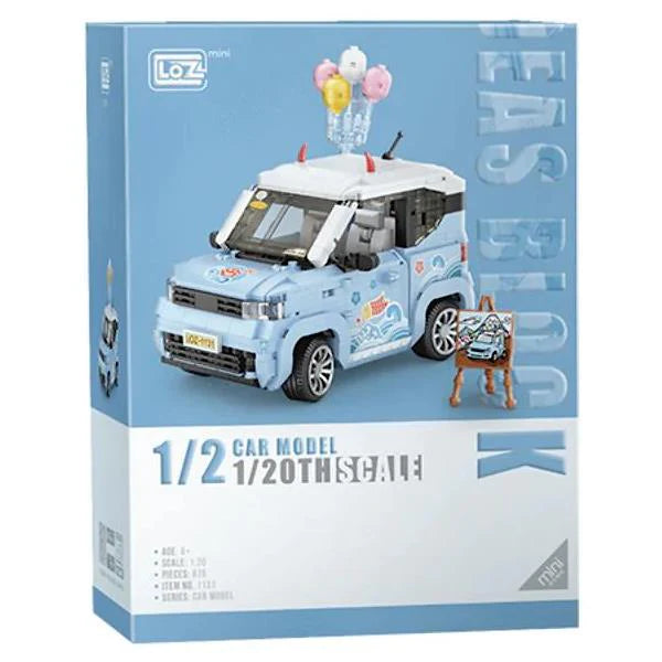LOZ Block - Mini Blue Car (1/20th scale) (875pcs)