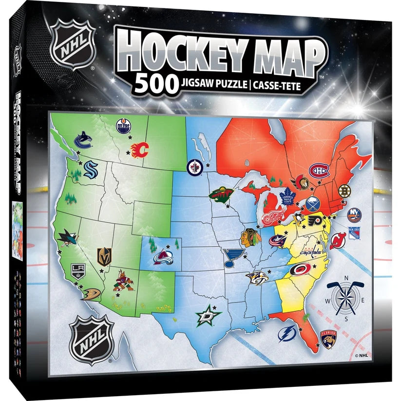 NHL - League Map (500pcs)