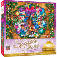 Sparkle & Shine - Vintage Ornament Wreath (500pcs)