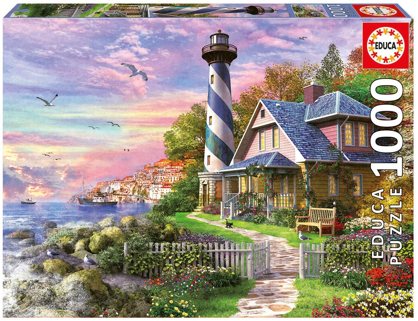 Lighthouse at Rock Bay, Dominic Davison (1000 pcs)