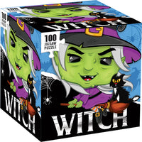 Witch Chibi Square Puzzle (100pcs)