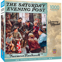 DMG Saturday Evening Post - Homecoming Marine, Norman Rockwell (1000pcs) (boîte endommagée)