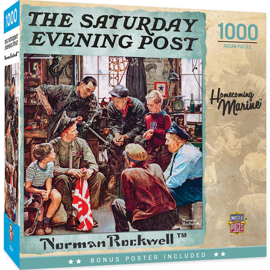 Saturday Evening Post - Homecoming Marine, Norman Rockwell (1000pcs)