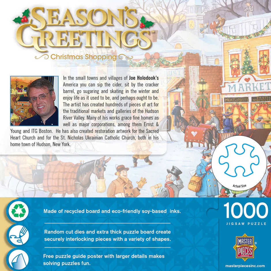Season's Greetings - Christmas Shopping, Joe Holodook (1000pcs)