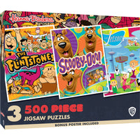 DMG HANNA-BARBERA - FLINTSTONES, SCOOBY-DOO, Jetsons (3x500pcs) (boîte endommagée)