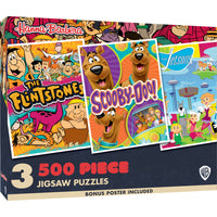 Hanna-Barbera - Flintstones, Scooby-Doo, Jetsons (3x500pcs)