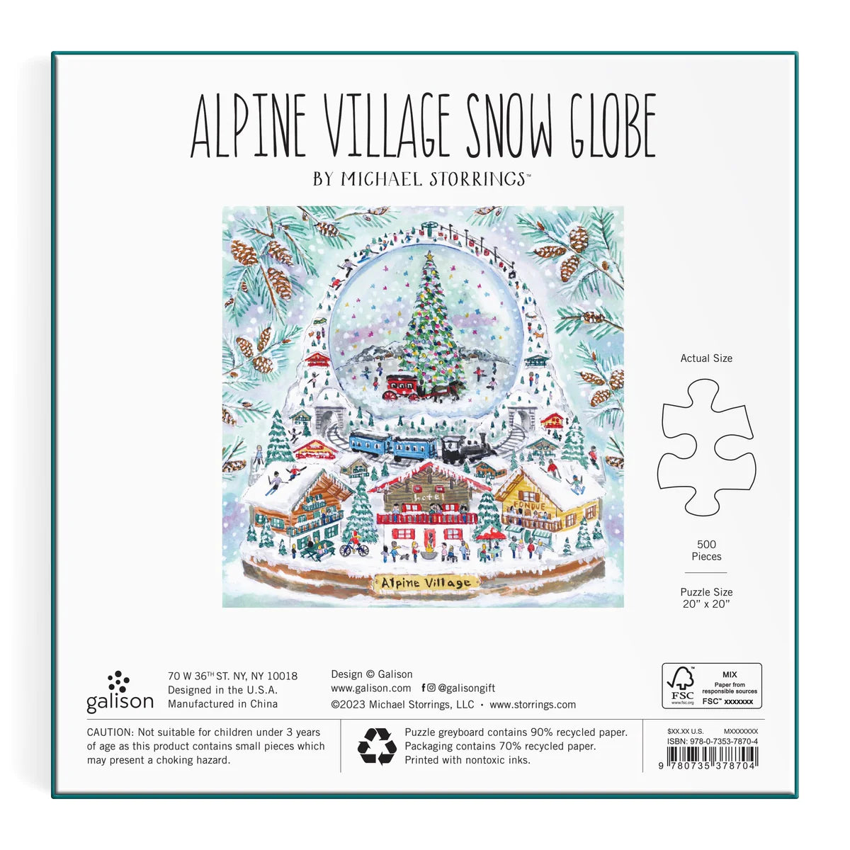 Alpine Village Snowglobe FOIL, Michael Storrings (500pcs)