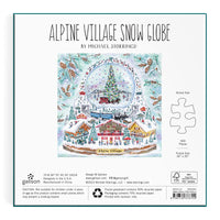Foil de vertige de neige du village alpin, Michael Storrings (500pcs)
