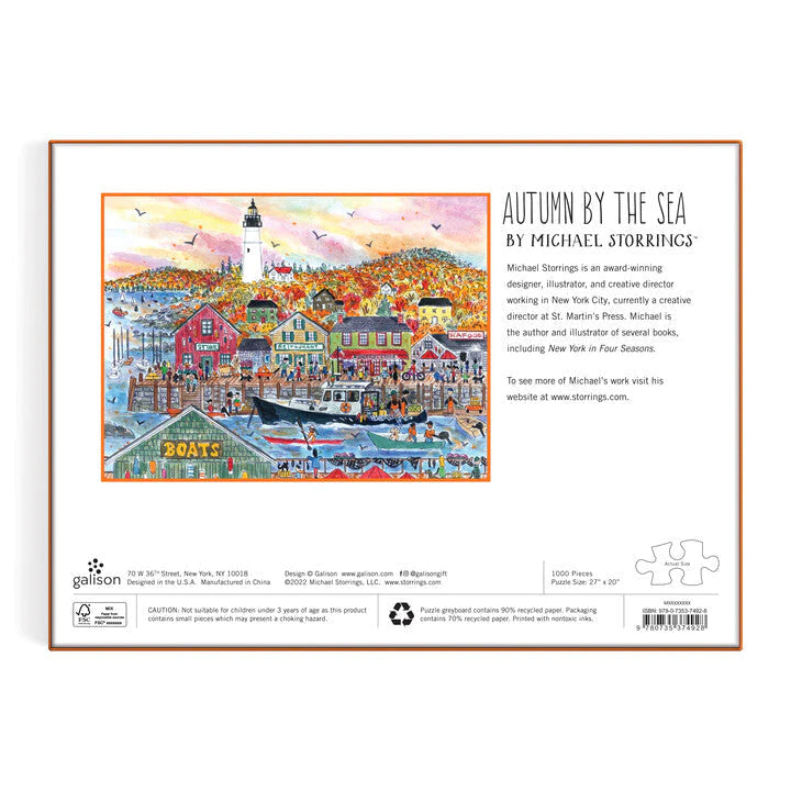 Autumn By the Sea, Michael Storrings (1000pcs)