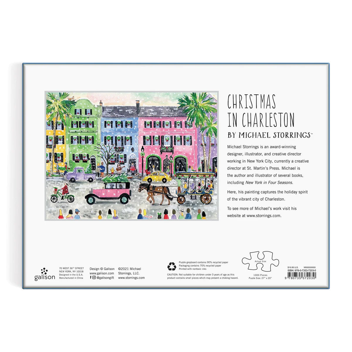 Noël à Charleston, Michael Storrings (1000pcs)