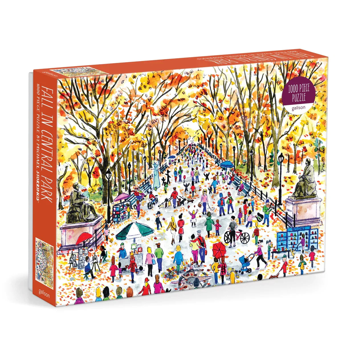 PFG Fall in Central Park, Michael Storrings (1000pcs) (Usage/Used - PUZZLES FOR GOOD)