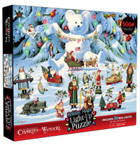 Charles Wysocki - Holiday Magic Light-Up Puzzle (500pcs)