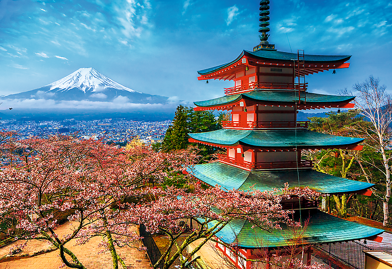 PFG Mount Fuji (1500pcs) (Usage/Used - PUZZLES FOR GOOD)