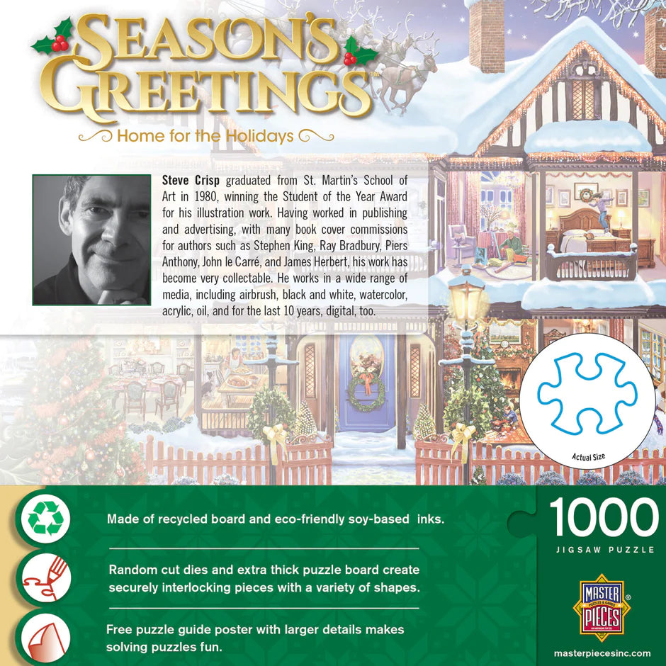 Season's Greetings - Home for the Holidays, Steve Crisp (1000pcs)