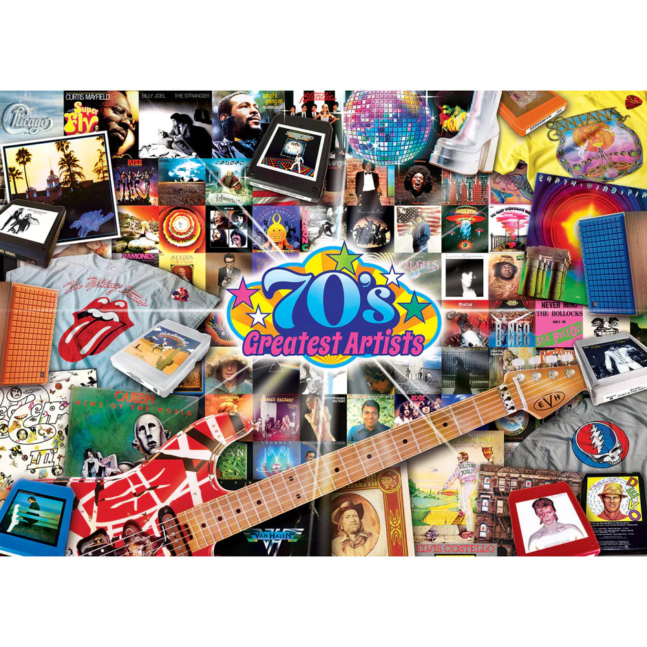 Les plus grands succès - artistes des années 70 (1000pcs)