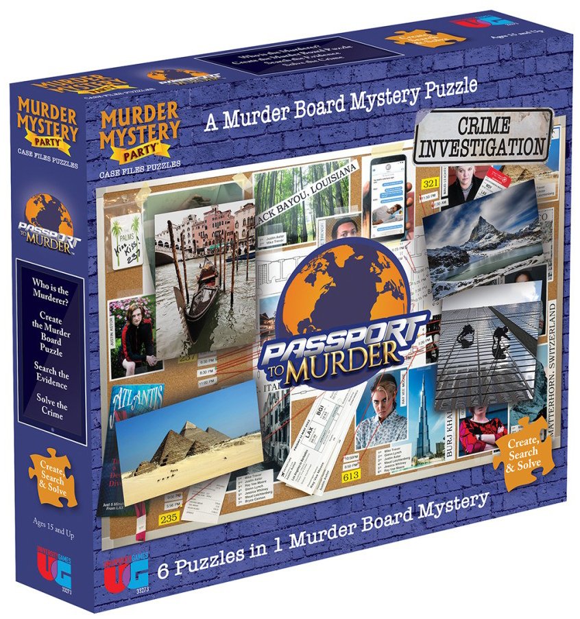 Case File Puzzle Buy Murder mystery case file puzzle - passport to murder (6-in-1 ...