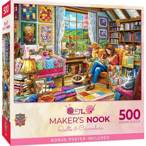 The Maker's Nook - Quilts & Cucumbers (500pcs)